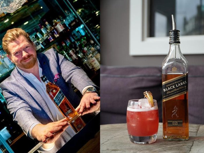 The Huxley's Johnnie Walker Terrace Garden Outdoor Bar in Edinburgh